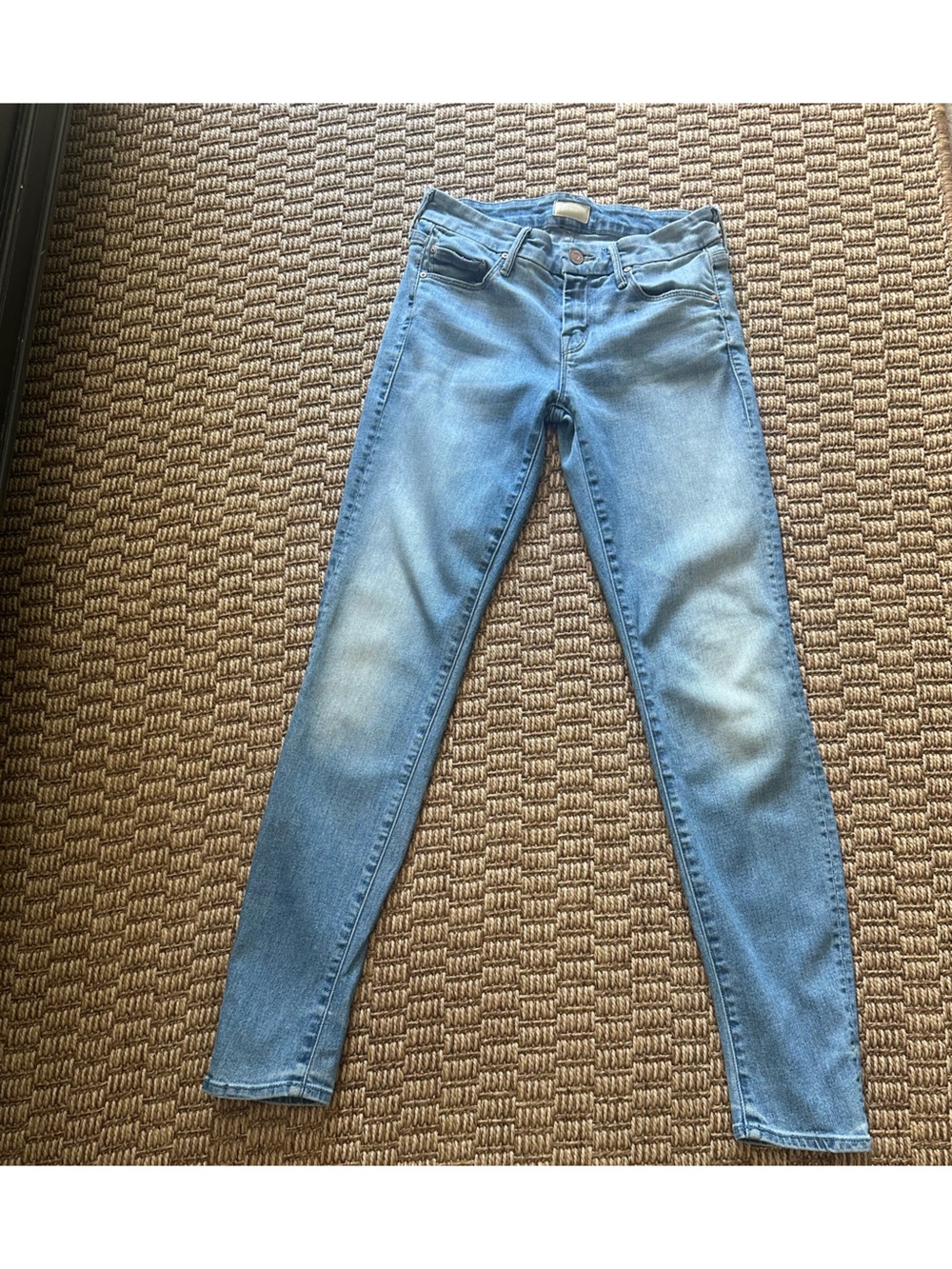 MOTHER Light Blue Skinny Jeans